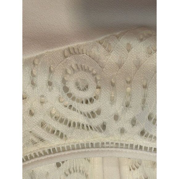 Worthington Women's Size XL Short Sleeve Top Shirt Blouse Off-white - Picture 3 of 5